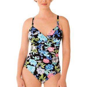 NEW Swim Solutions Soft Blooms Swimsuit